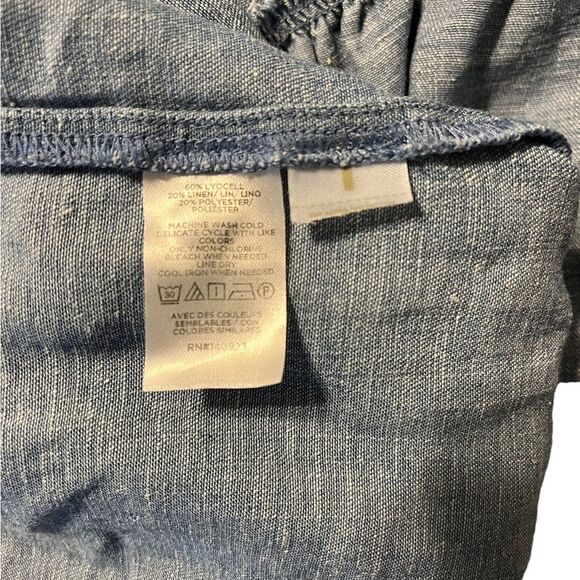 Loft Denim Tiered Swing Dress - Picture 6 of 6